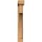 Ekena Millwork Westlake Block Smooth Bracket w/ Offset Brace, Western Red Cedar, 5 1/2"W x 28"D x 40"H BKT0604X28X40WTL05SWR - alternate 3